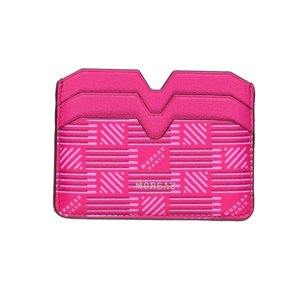 Moreau Paris Pink Leather Card Holder